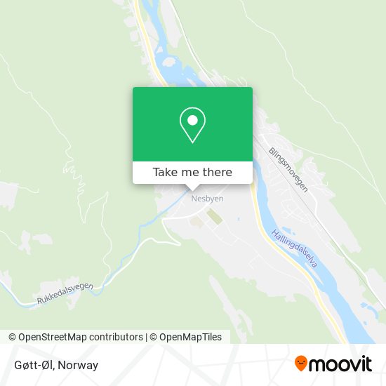 Gøtt-Øl map