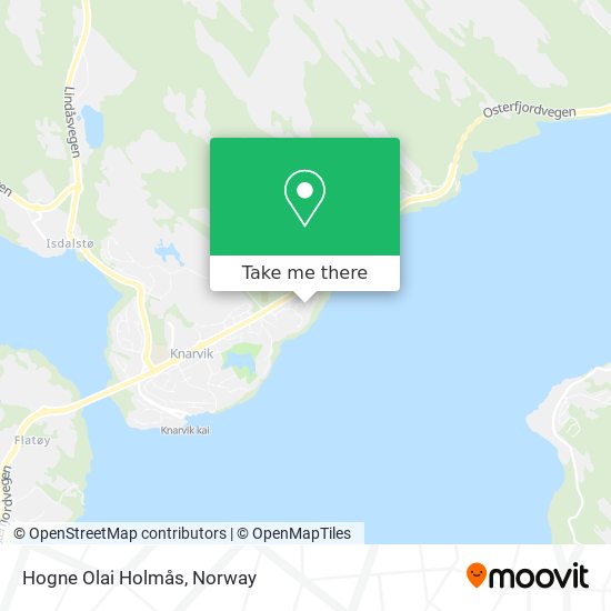 Hogne Olai Holmås map