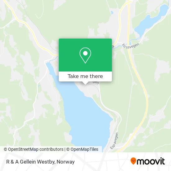 R & A Gellein Westby map