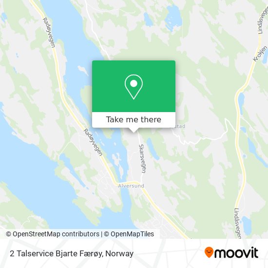 2 Talservice Bjarte Færøy map