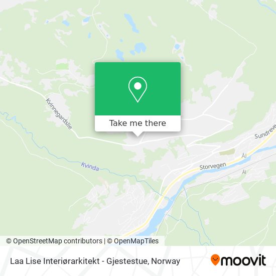 Laa Lise Interiørarkitekt - Gjestestue map