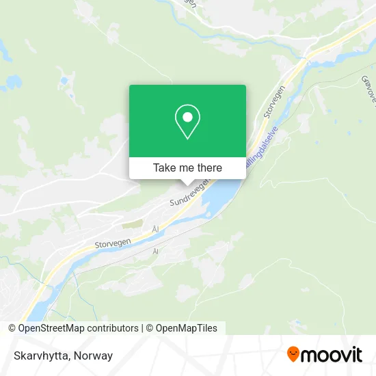 Skarvhytta map
