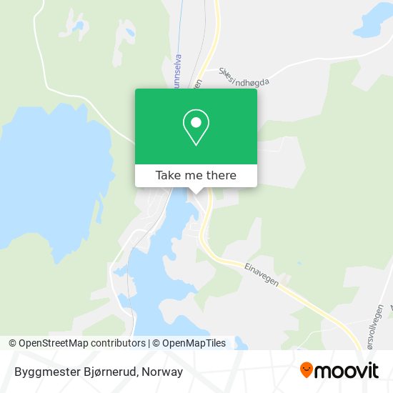 Byggmester Bjørnerud map