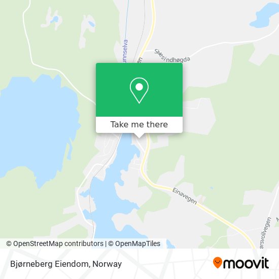 Bjørneberg Eiendom map