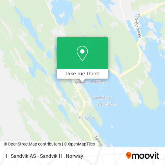 H Sandvik AS - Sandvik H. map