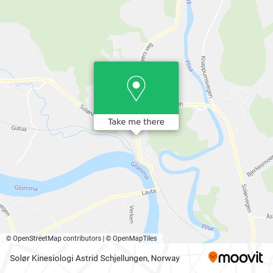 Solør Kinesiologi Astrid Schjellungen map