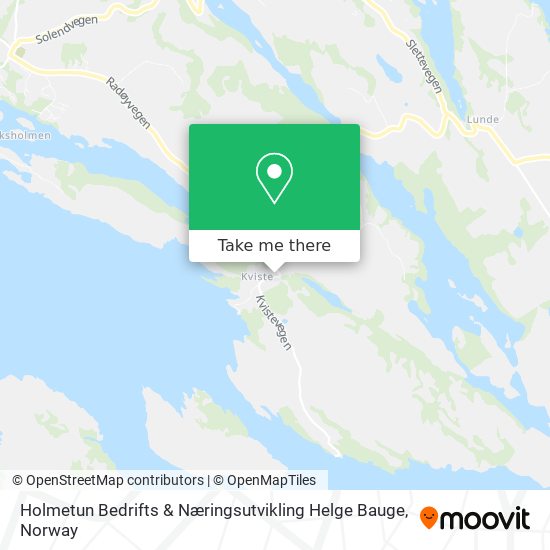 Holmetun Bedrifts & Næringsutvikling Helge Bauge map