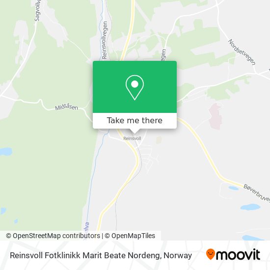 Reinsvoll Fotklinikk Marit Beate Nordeng map