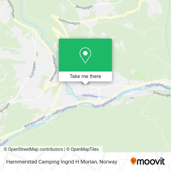 Hammerstad Camping Ingrid H Morlan map