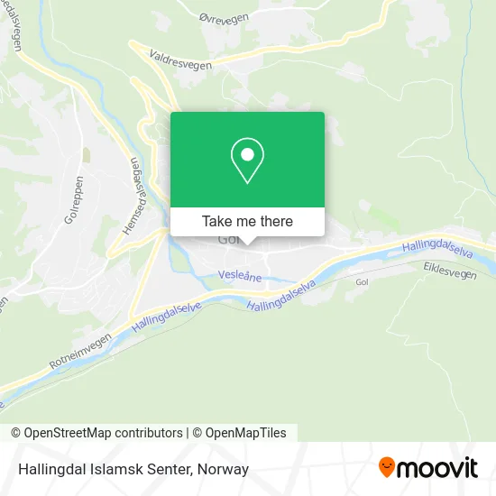 Hallingdal Islamsk Senter map
