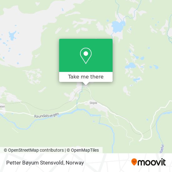 Petter Bøyum Stensvold map