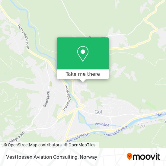 Vestfossen Aviation Consulting map