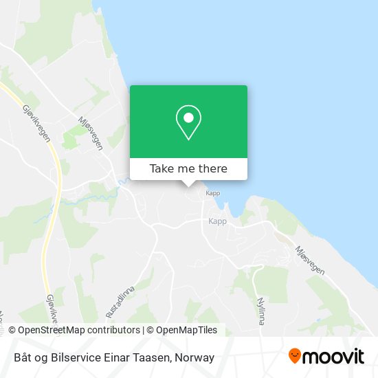 Båt og Bilservice Einar Taasen map