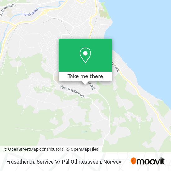Frusethenga Service V/ Pål Odnæssveen map