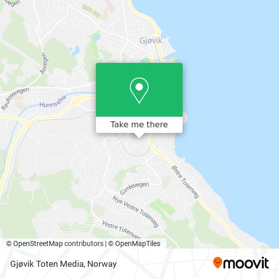 Gjøvik Toten Media map