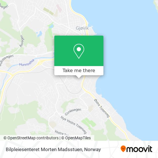 Bilpleiesenteret Morten Madsstuen map