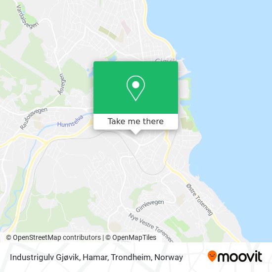 Industrigulv Gjøvik, Hamar, Trondheim map