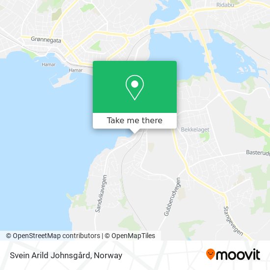 Svein Arild Johnsgård map
