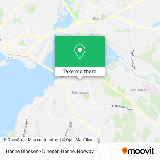 Hanne Dinesen - Dinesen Hanne map