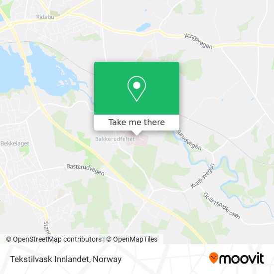 Tekstilvask Innlandet map