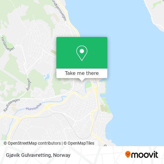 Gjøvik Gulvavretting map