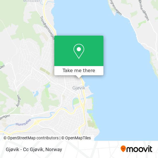 Gjøvik - Cc Gjøvik map