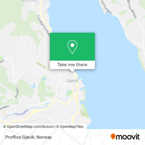 Proffice Gjøvik map