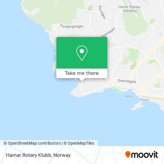 Hamar Rotary Klubb map