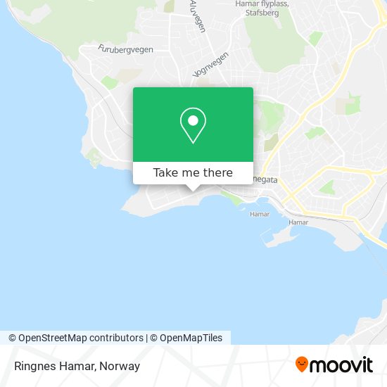 Ringnes Hamar map