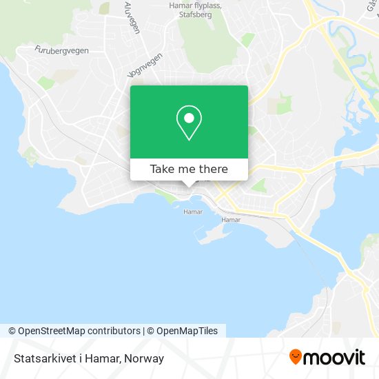 Statsarkivet i Hamar map