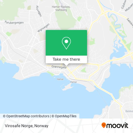 Virosafe Norge map