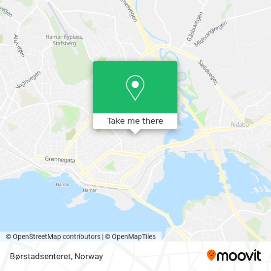 Børstadsenteret map