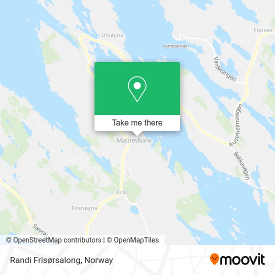Randi Frisørsalong map