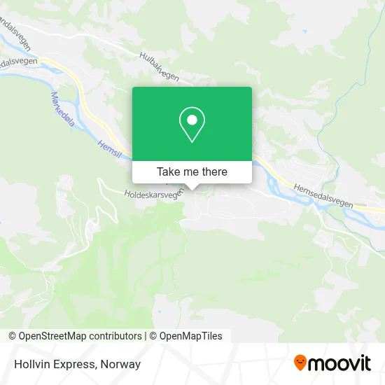 Hollvin Express map