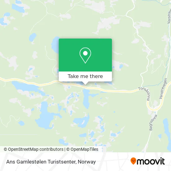 Ans Gamlestølen Turistsenter map