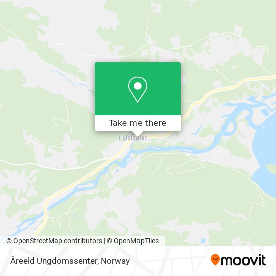 Åreeld Ungdomssenter map