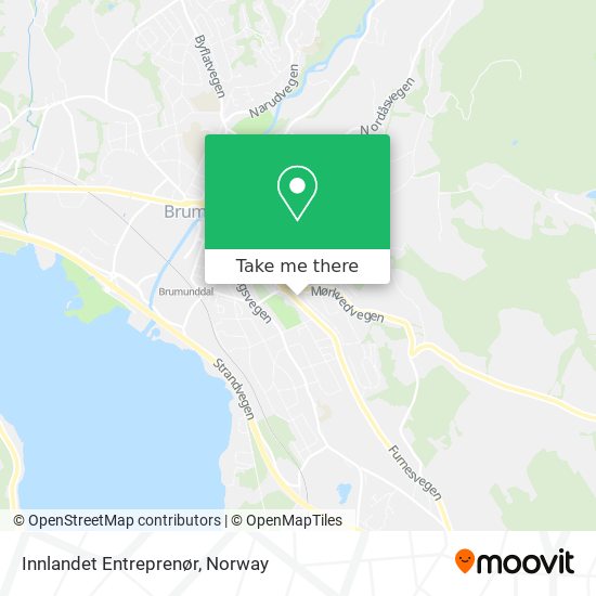 Innlandet Entreprenør map