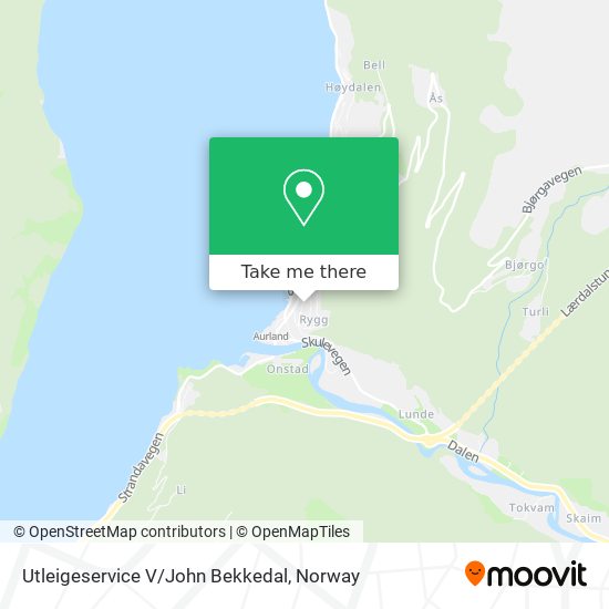 Utleigeservice V/John Bekkedal map