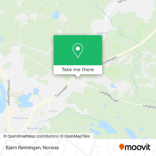 Bjørn Rønningen map