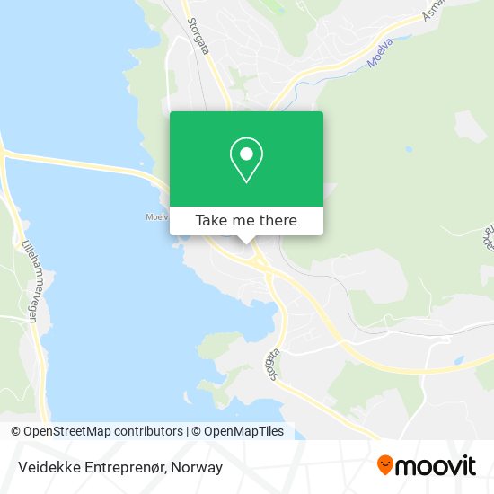 Veidekke Entreprenør map