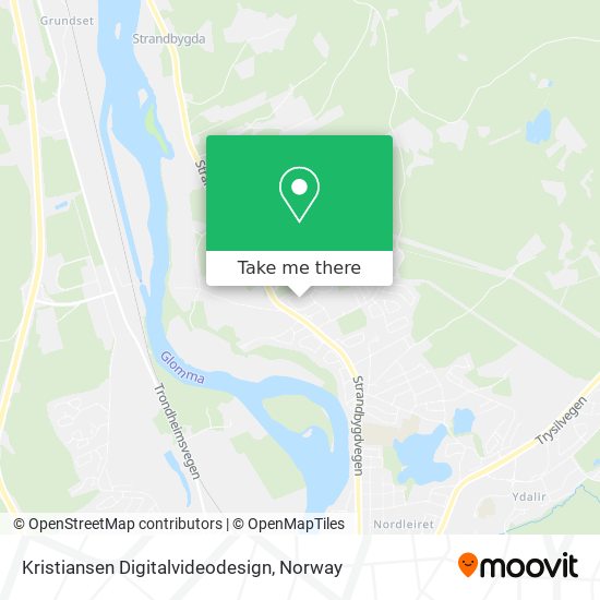 Kristiansen Digitalvideodesign map