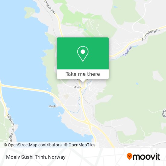 Moelv Sushi Trinh map