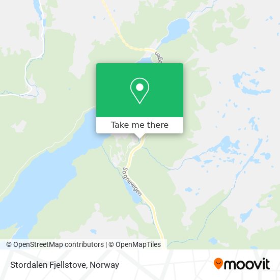 Stordalen Fjellstove map