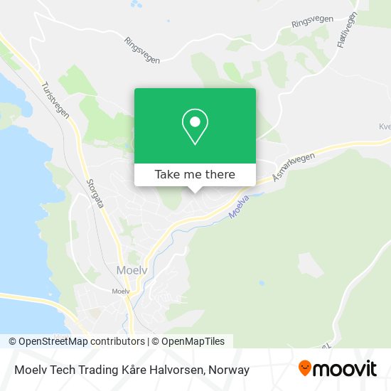 Moelv Tech Trading Kåre Halvorsen map