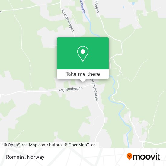 Romsås map