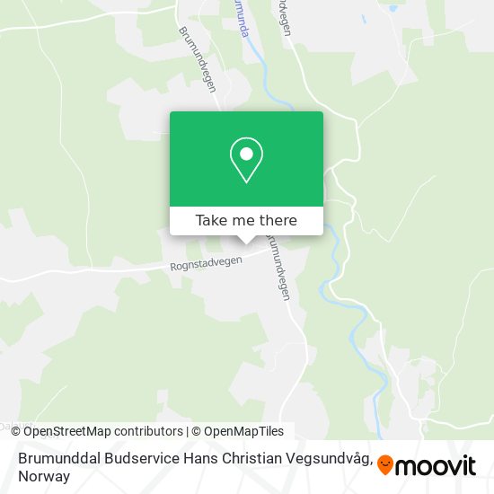 Brumunddal Budservice Hans Christian Vegsundvåg map