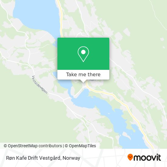 Røn Kafe Drift Vestgård map