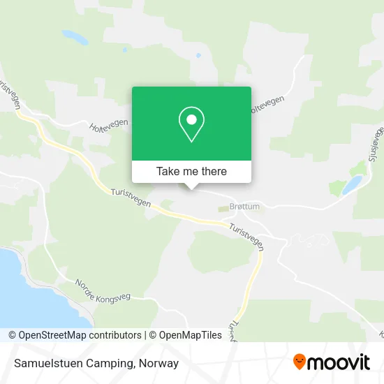 Samuelstuen Camping map