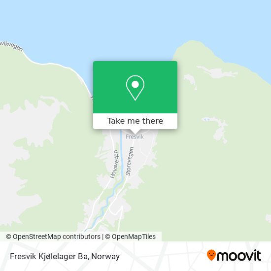 Fresvik Kjølelager Ba map
