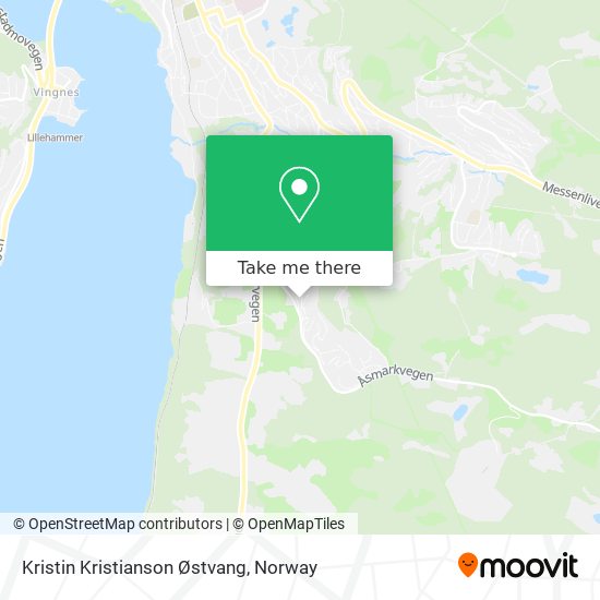 Kristin Kristianson Østvang map